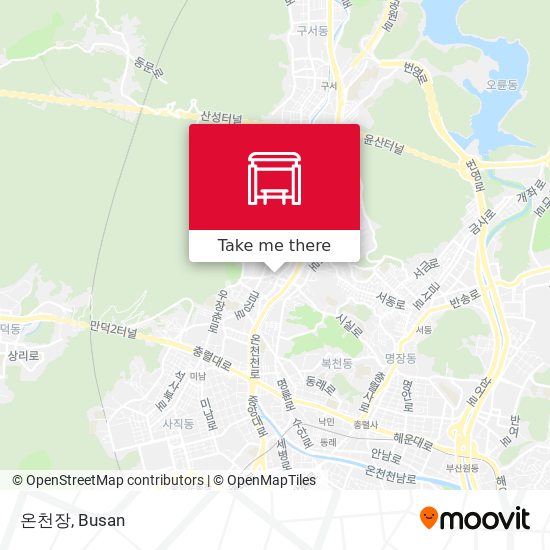 온천장 map