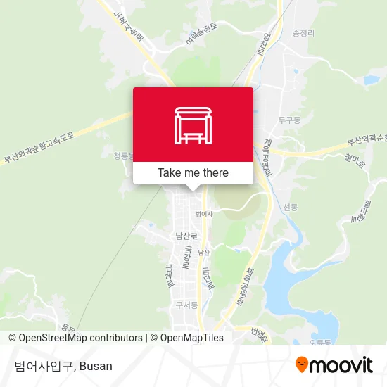 범어사입구 map