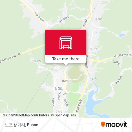 노포삼거리 map