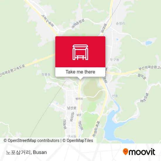 노포삼거리 map