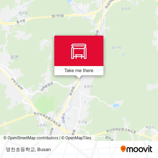 영천초등학교 map