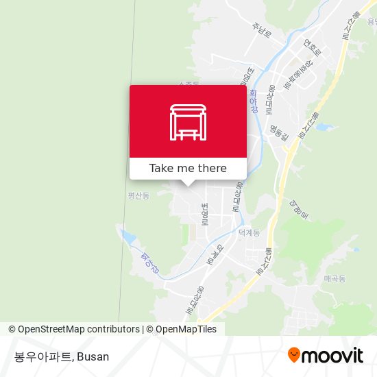 봉우아파트 map