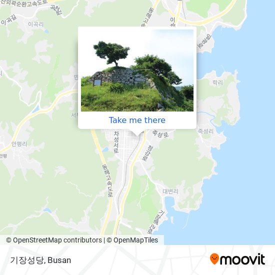 기장성당 map