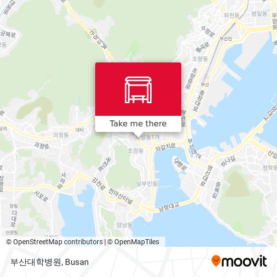 부산대학병원 map