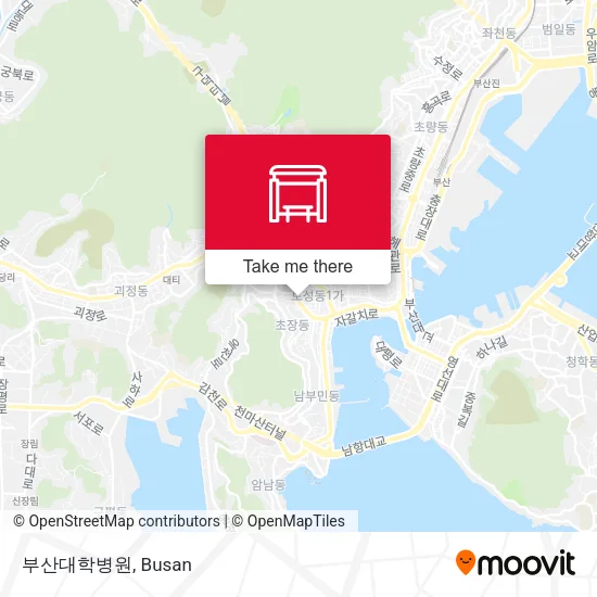 부산대학병원 map