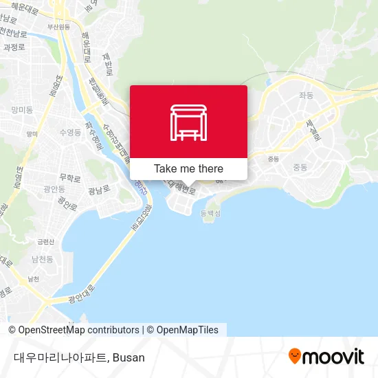 대우마리나아파트 map