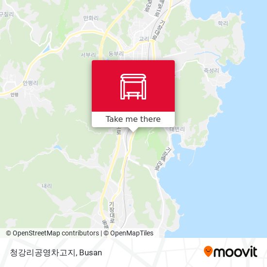 청강리공영차고지 map