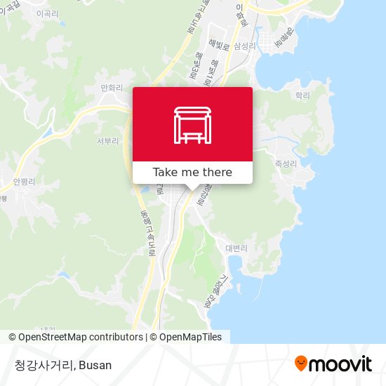 청강사거리 map