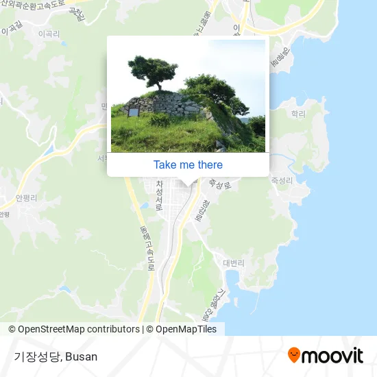 기장성당 map