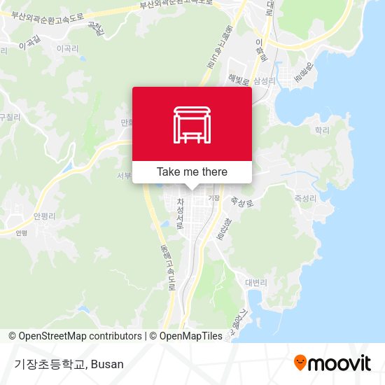 기장초등학교 map