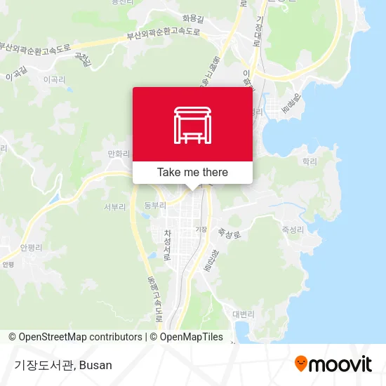 기장도서관 map