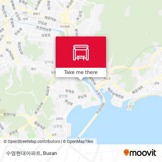수영현대아파트 map