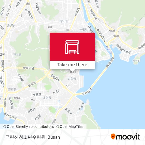 금련산청소년수련원 map