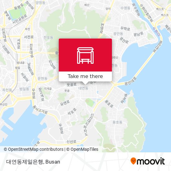 대연동제일은행 map