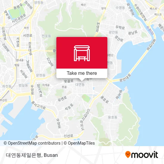 대연동제일은행 map