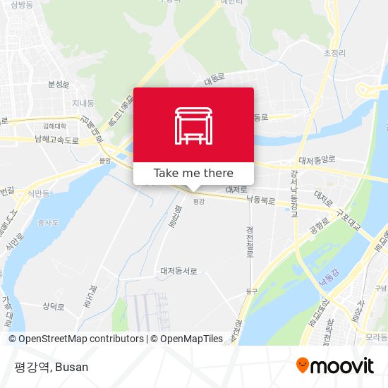 평강역 map