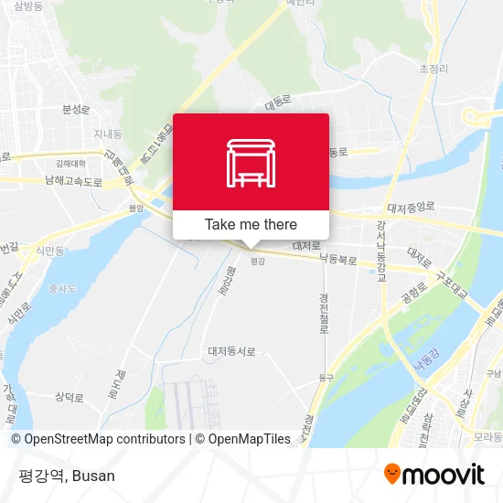 평강역 map