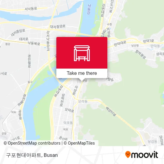 구포현대아파트 map