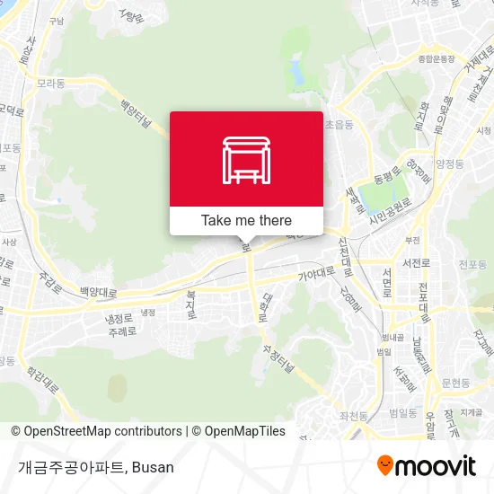 개금주공아파트 map