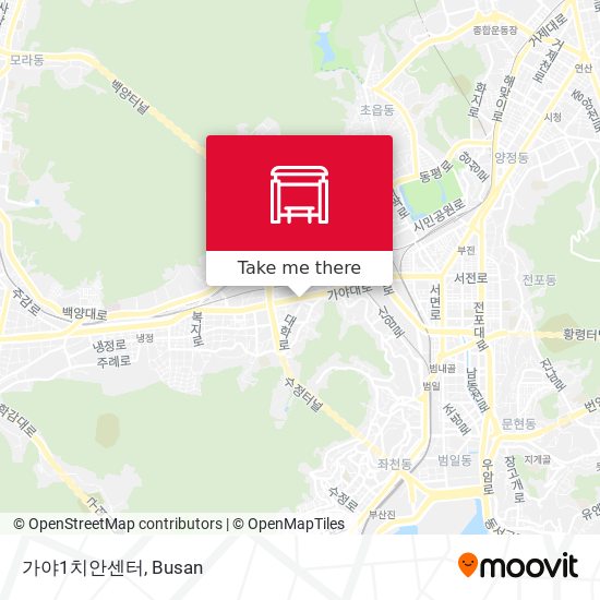 가야1치안센터 map