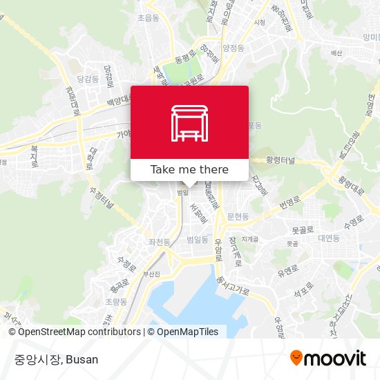 중앙시장 map