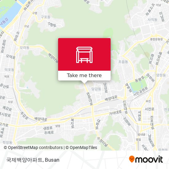 국제백양아파트 map