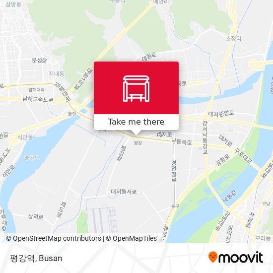 평강역 map