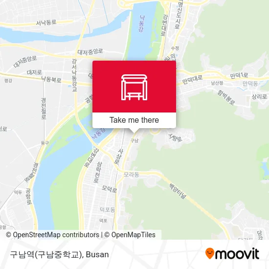 구남역(구남중학교) map