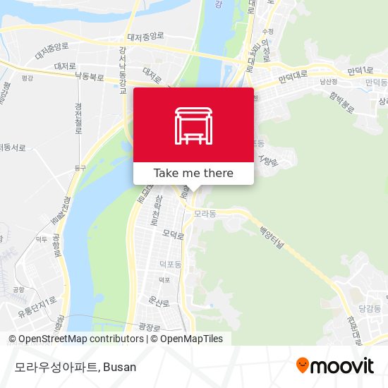 모라우성아파트 map