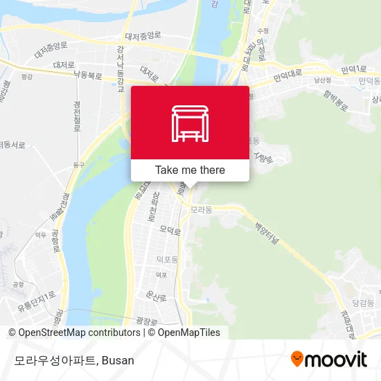 모라우성아파트 map