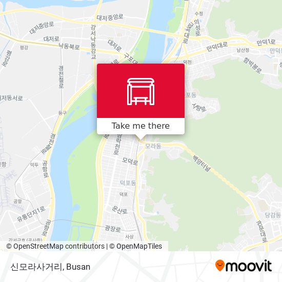 신모라사거리 map