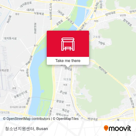 청소년지원센터 map