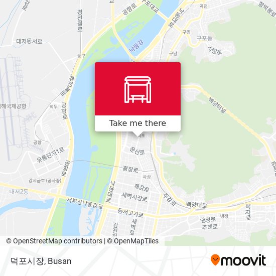 덕포시장 map