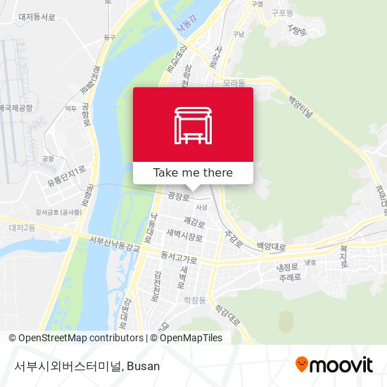 서부시외버스터미널 map