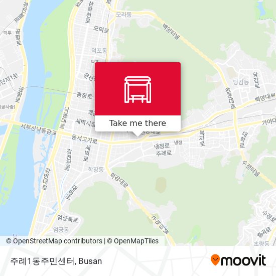 주례1동주민센터 map