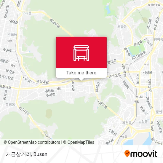 개금삼거리 map