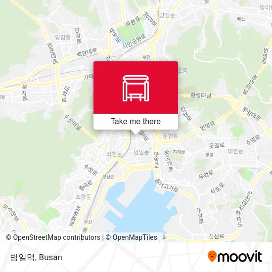 범일역 map