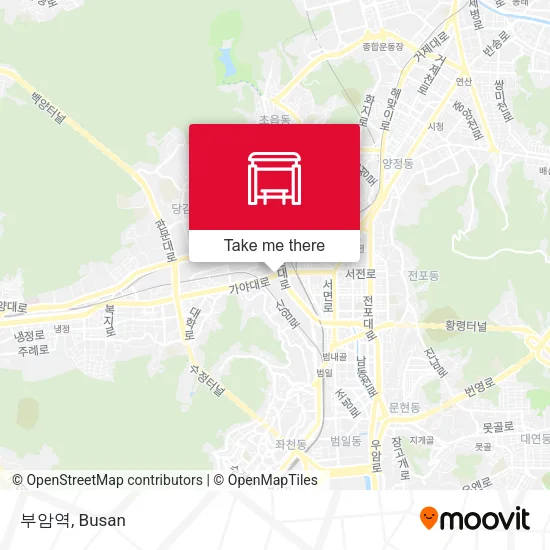 부암역 map