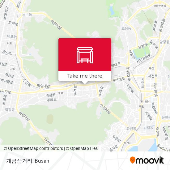 개금삼거리 map