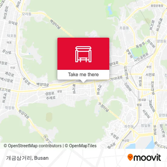 개금삼거리 map