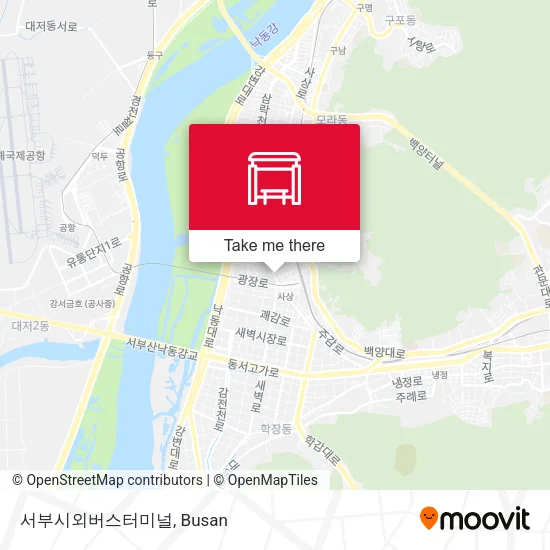 서부시외버스터미널 map