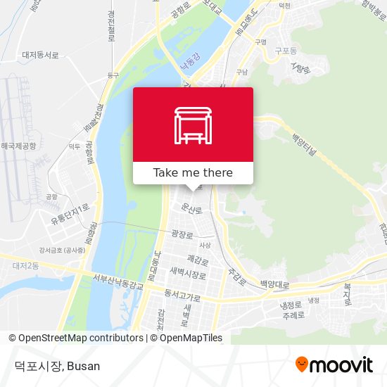 덕포시장 map