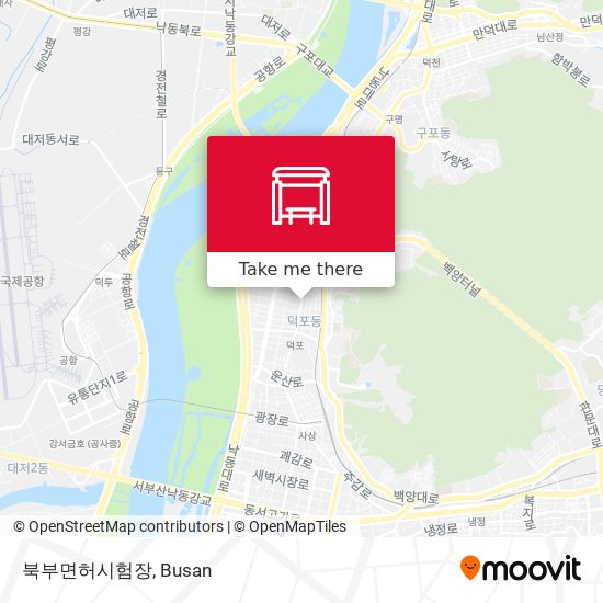 북부면허시험장 map