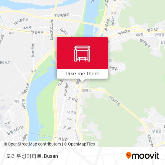 모라우성아파트 map