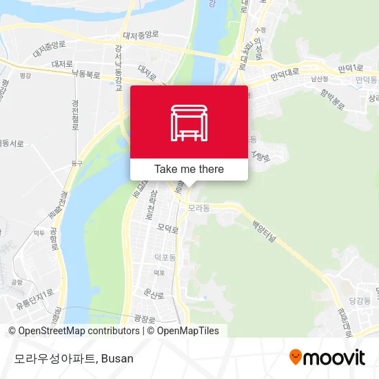 모라우성아파트 map
