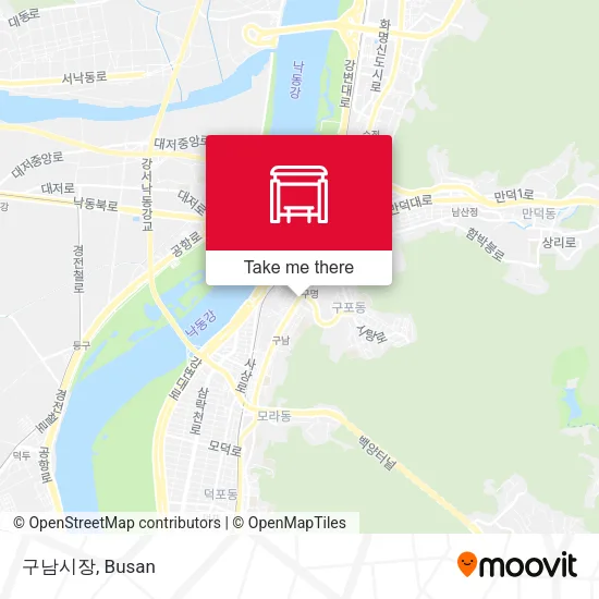 구남시장 map