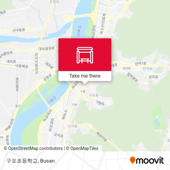 구포초등학교 map