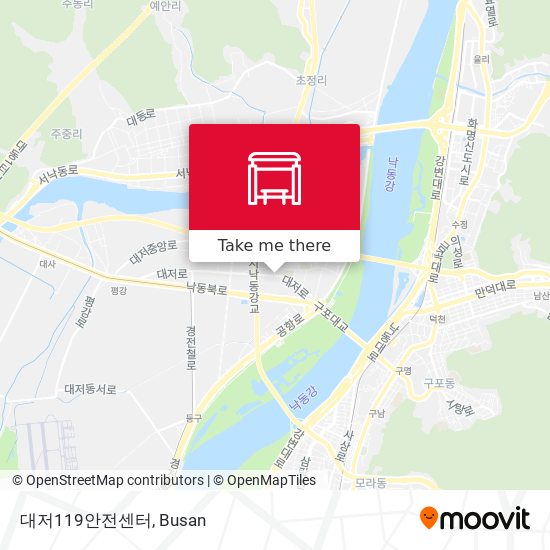 대저119안전센터 map