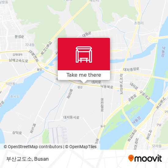 부산교도소 map