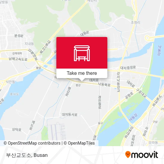 부산교도소 map